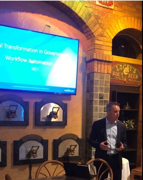 ThinkSmart CEO presenting at Digital Transformation Event - WATI