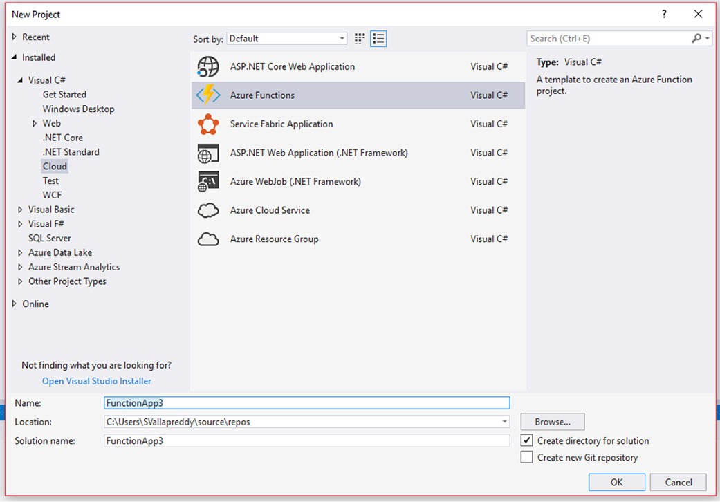 Azure Function ScreenShot - 2 - WATI